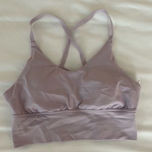 Purple Aerie offline razor back sport bra